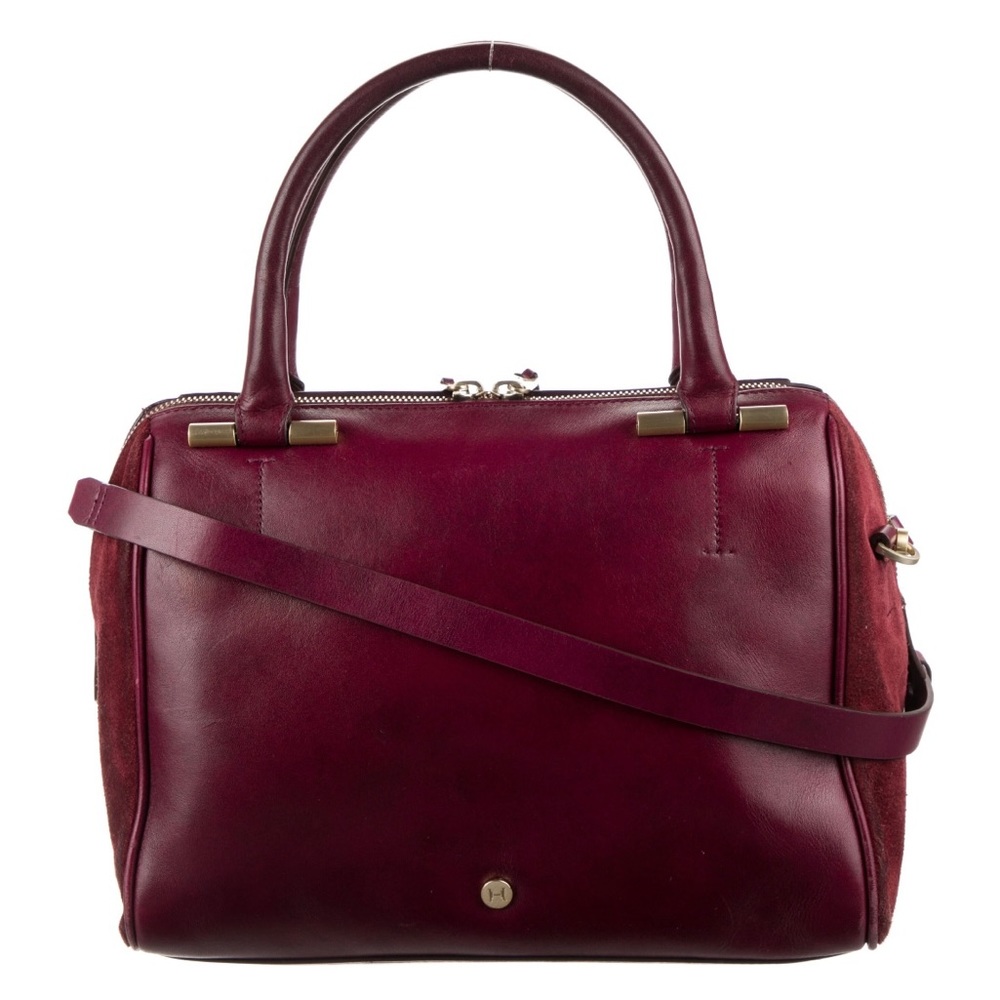 Halston Heritage leather handle bag